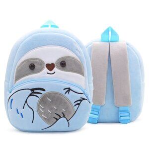 Cute Animal Plush Backpack for Toddlers Kids Gift Bag ( sloth )